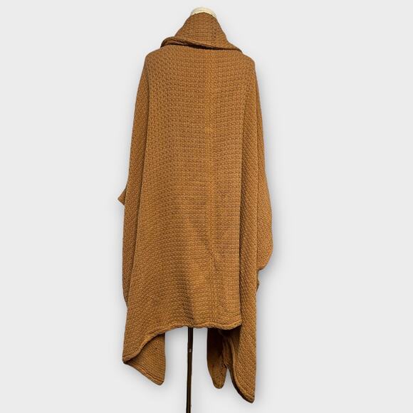 Free People Mile High Oversized Waffle Knit Kimono Cardigan One Size - Picture 3 of 5